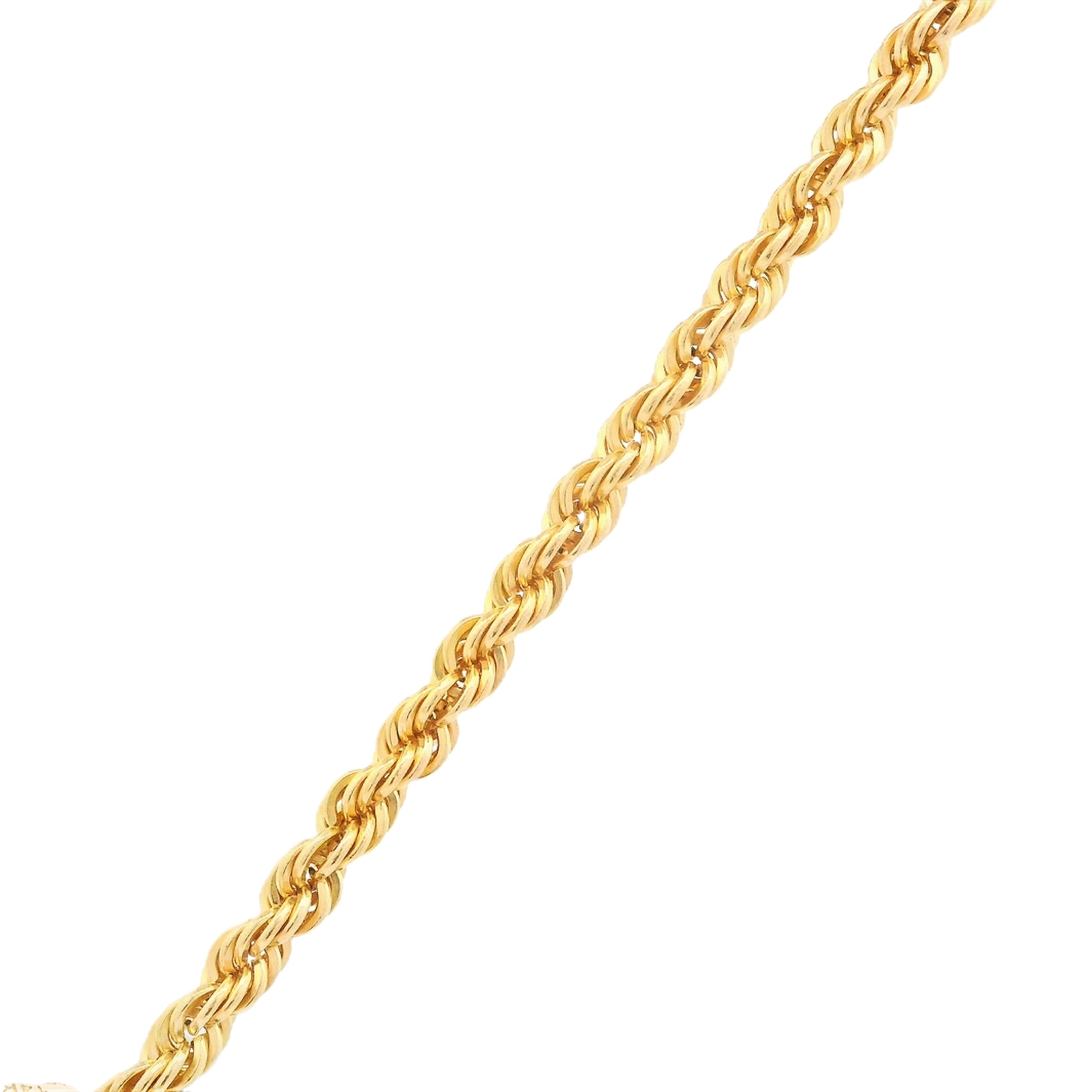 14K Gold Plated Bellota Pendant with Hollow Rope Chain - 18 Inch Necklace for Women | Elegant Jewelry Gift for Birthday, Anniversary & Special Occasions