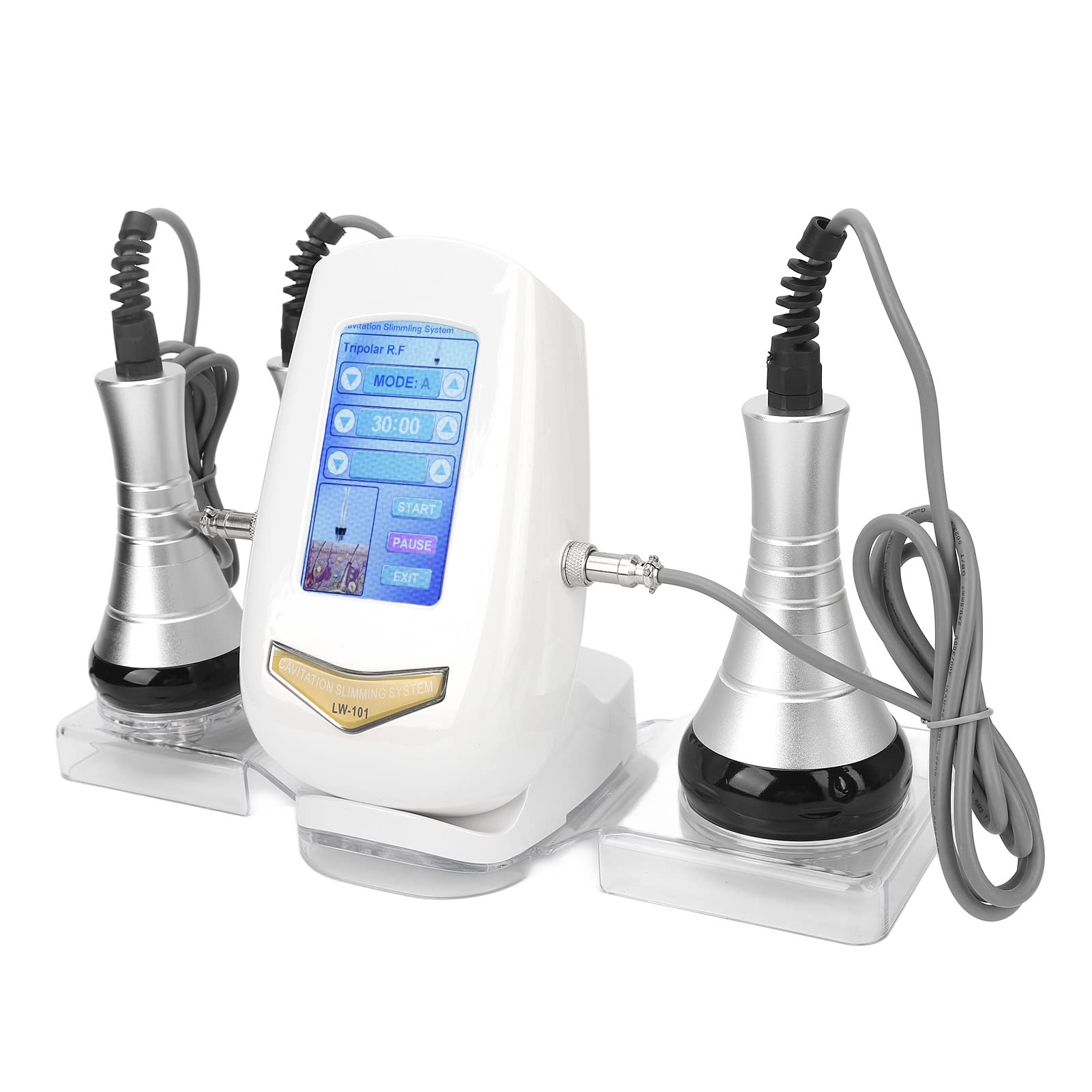 40Khz Cavitation Machine for Body Slimming & Fat Burning - Ultrasonic Body Shaping & Weight Loss Device with UK Plug - Perfect for Home Spa, Beauty Salon & Personal Care Routines