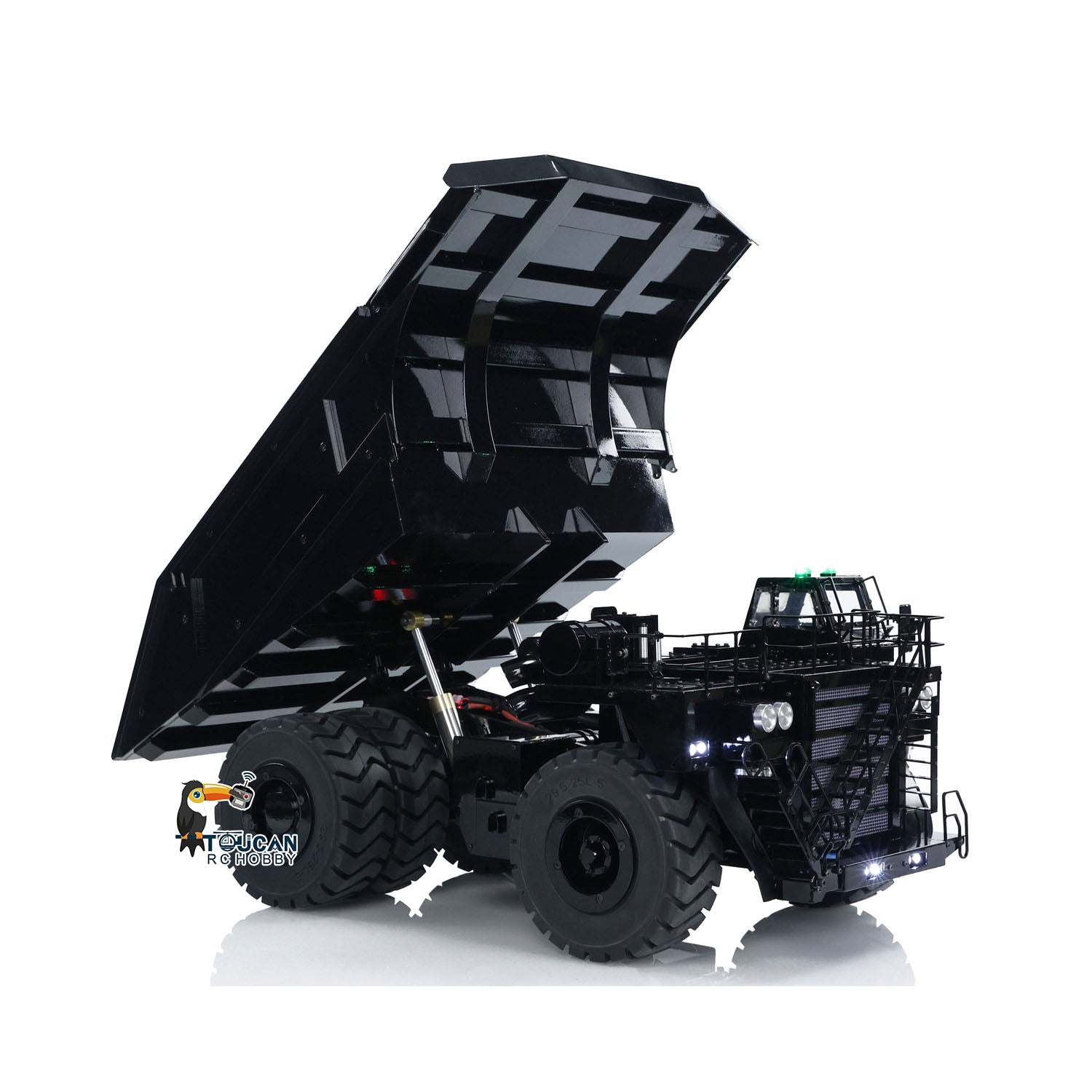 1:20 Scale 793D RC Hydraulic Mining Truck - Metal Remote Control Dump Truck with ESC & Servo Motor, Realistic Construction Vehicle Model for Adults & Kids - Perfect for Construction Site Play, STEM Learning & Hobby Collecting