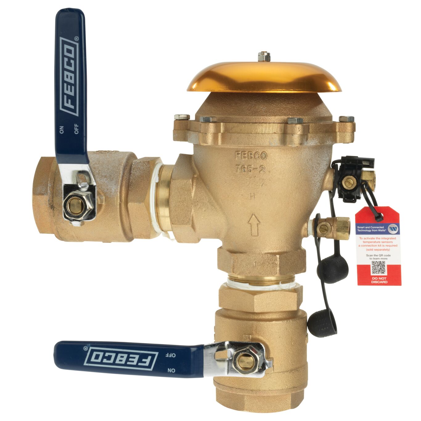 Febco 765 QT FZ PVB 2 Bronze Pressure Vacuum Breaker Backflow Preventer - 2