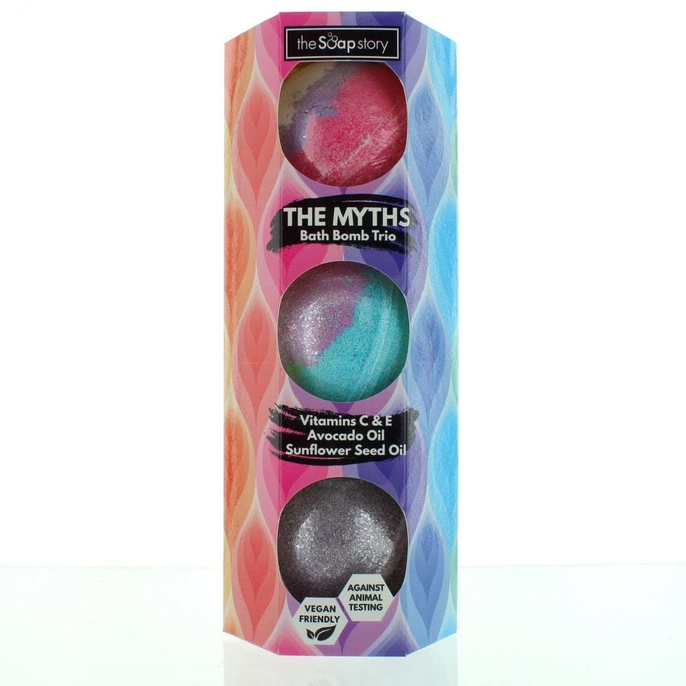 The Soap Story - Luxury Bath Bombs Gift Set for Relaxation & Self-Care | Perfect for Spa Nights, Birthday Gifts & Stress Relief