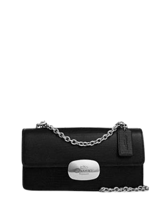Coach Eliza Flap Crossbody Bag for Women | Genuine Leather Shoulder Purse | Stylish & Compact Handbag for Work, Travel & Everyday Use