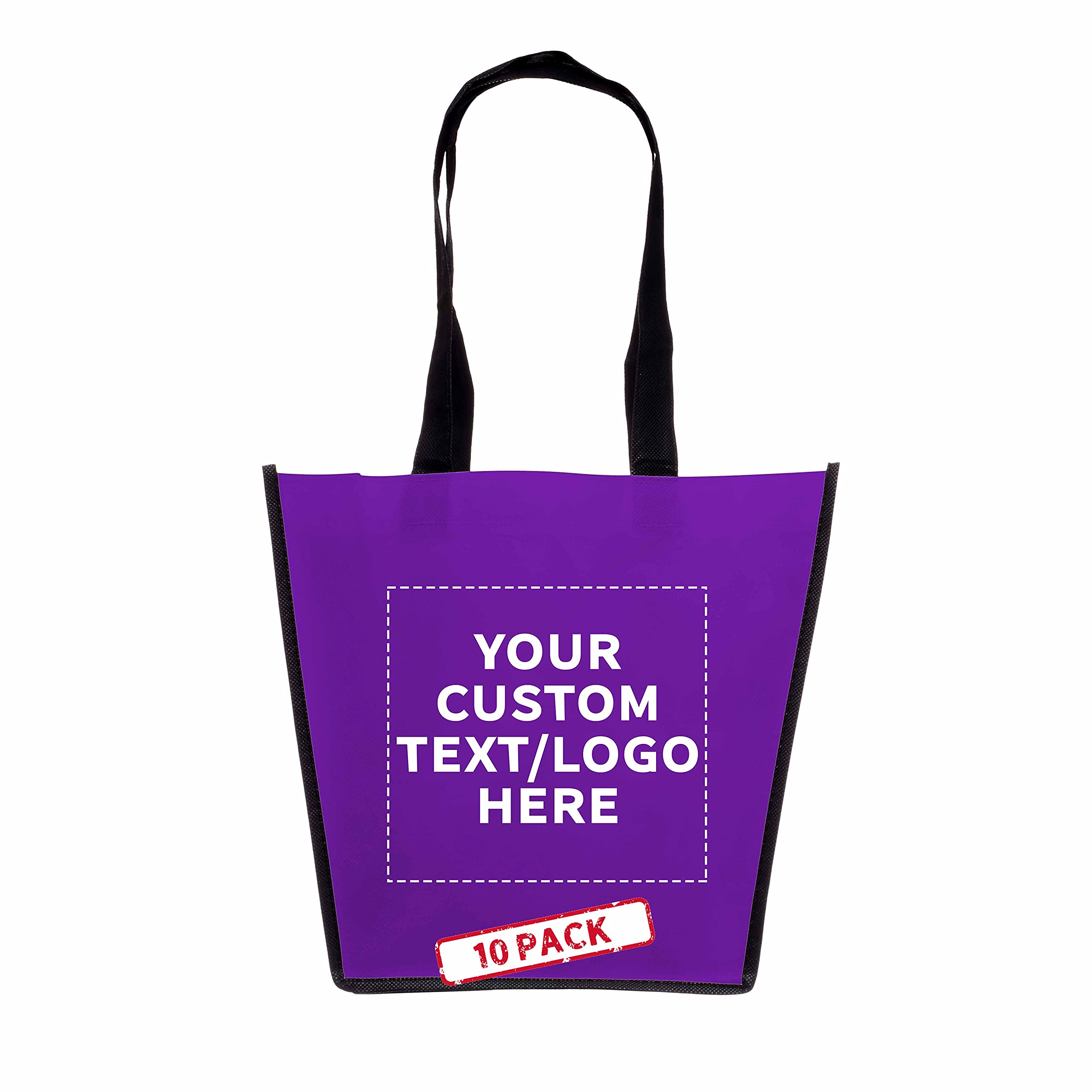 Eco-Friendly Non-Woven Reusable Shopping Tote Bags - Lightweight & Durable Grocery Bags for Shopping, Beach, Picnic & Travel
