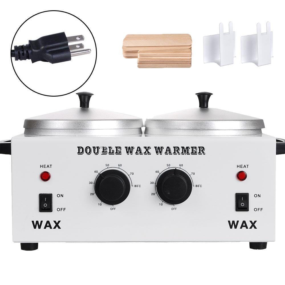 Premium Double Pot Wax Melt Warmer - Fast & Even Heating for Home Spa, Aromatherapy & Relaxation - Perfect for Scented Wax Cubes, Candles & Essential Oils