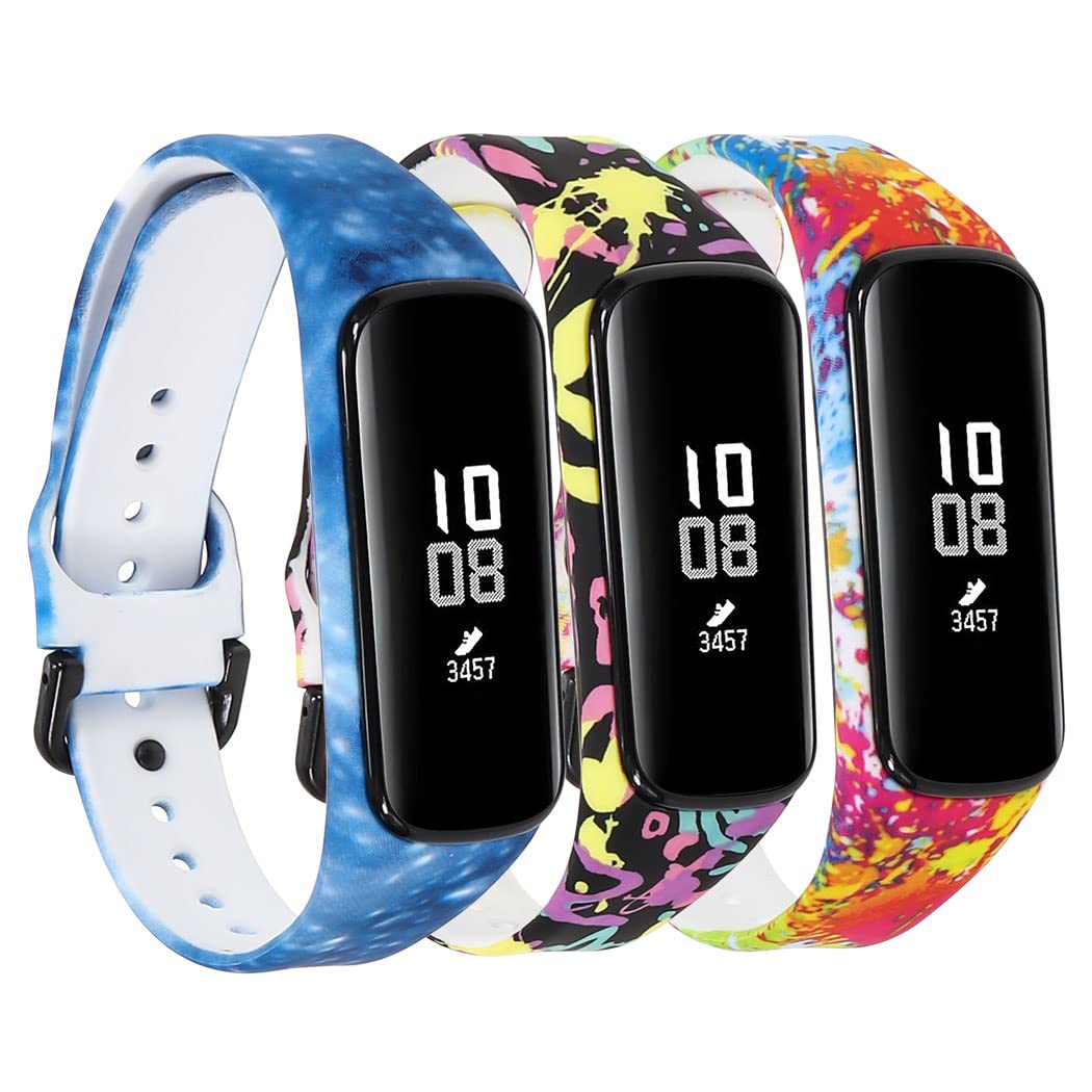 Samsung Galaxy Fit 2 Replacement Bands - Soft Silicone Watch Strap Compatible with Galaxy Fit2 R220 for Women & Men | Perfect for Workouts, Running & Daily Wear