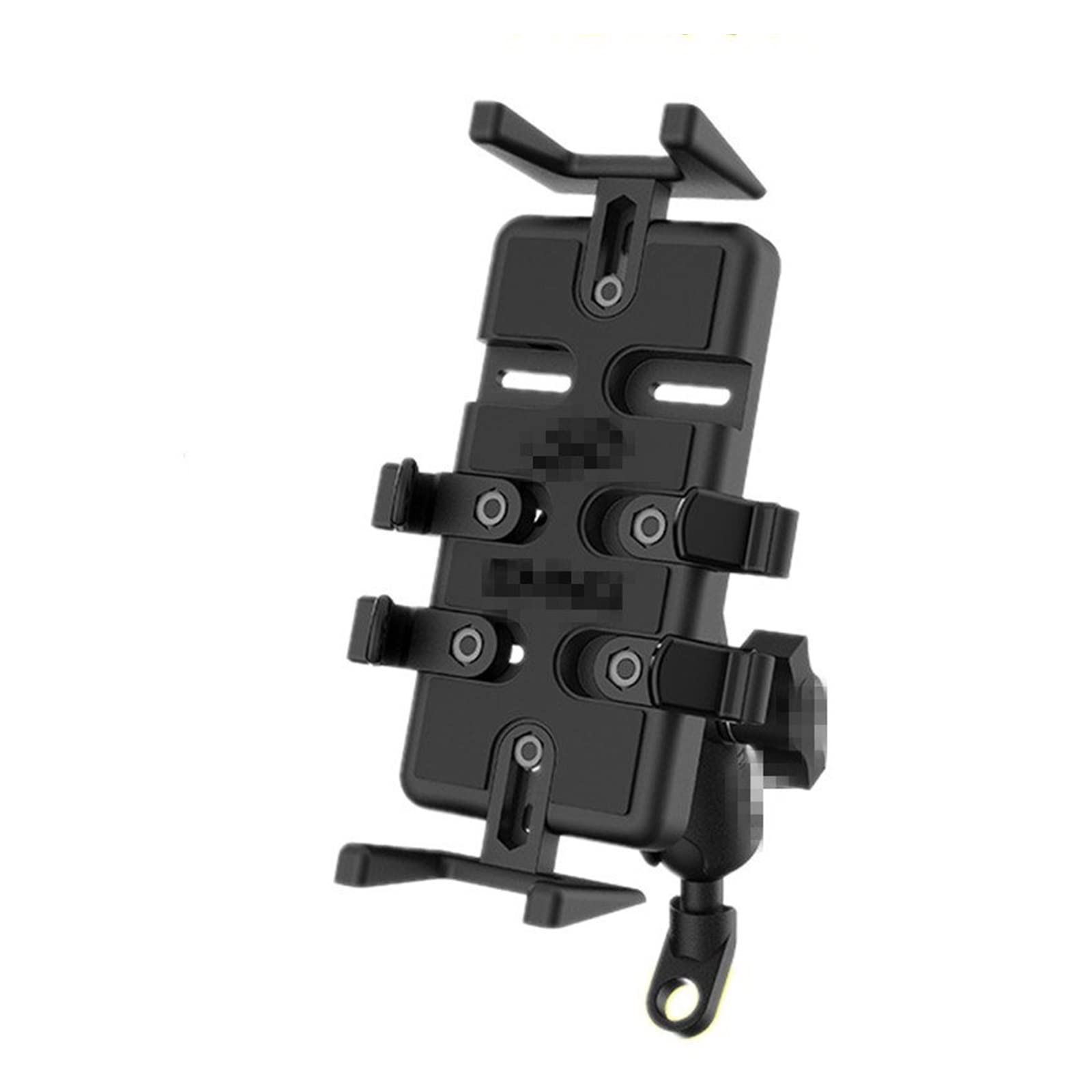 360° Rotatable Motorcycle Phone Mount - Universal Bike & Motorcycle Phone Holder with Rearview Mirror - Waterproof Smartphone Mount for iPhone Samsung (Ideal for GPS Navigation & Adventure Riding)