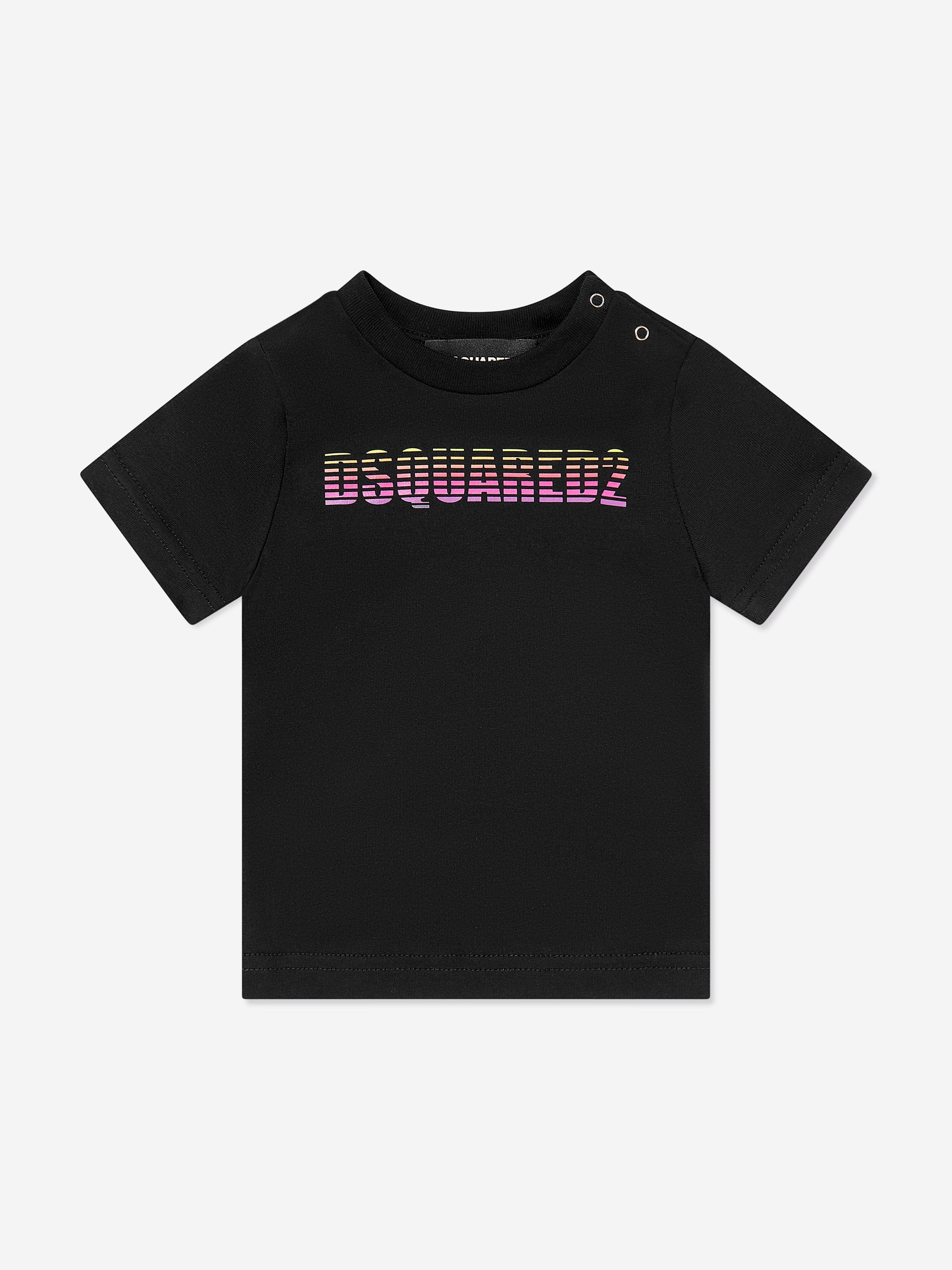 Baby Logo Black T-Shirt - Soft Cotton Comfort for Infants & Toddlers - Perfect for Playtime, Family Outings & Photo Shoots