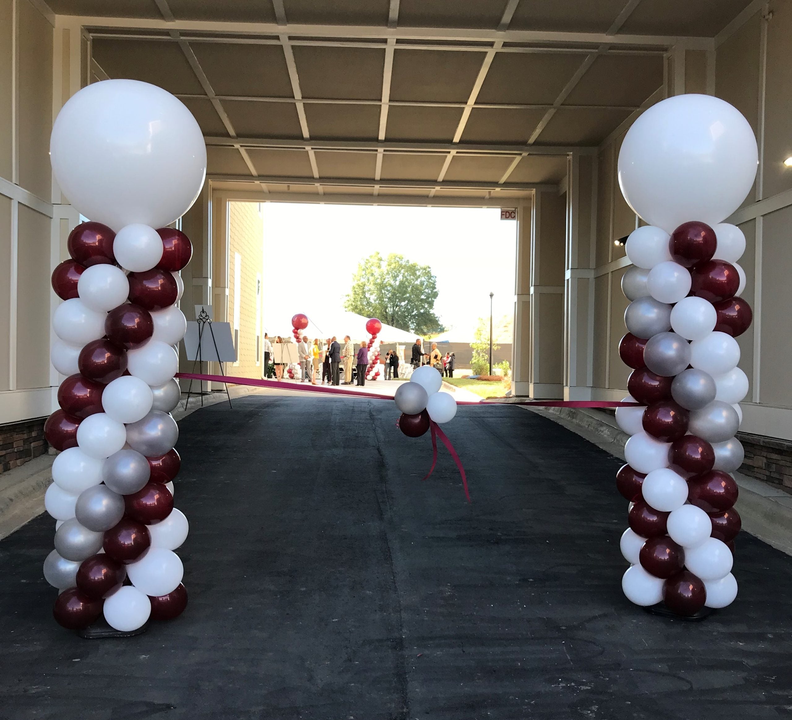 Premium Ribbon Cutting Column Set for Grand Openings, Ceremonies & Special Events - Elegant Decorative Stand for Ribbon Cutting Scissors & Red Carpet Occasions