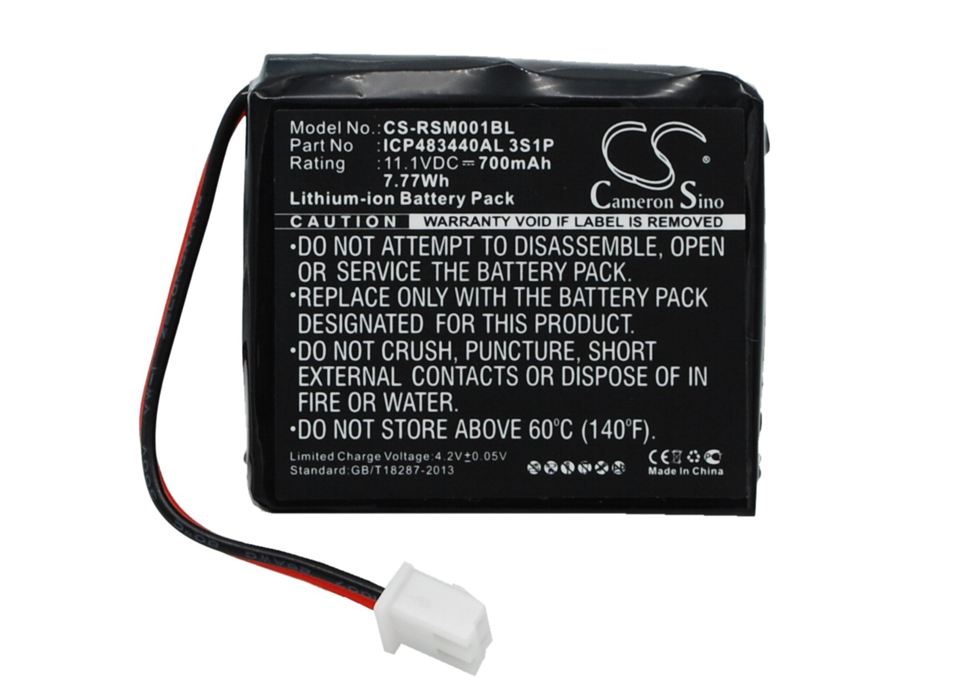 Original Battery Replacement for RATIOTEC Soldi Smart & Soldi Smart Bank Tester - Compatible with Digital Currency Testers - Perfect for Crypto Mining, ATM Maintenance & Financial Equipment Repair