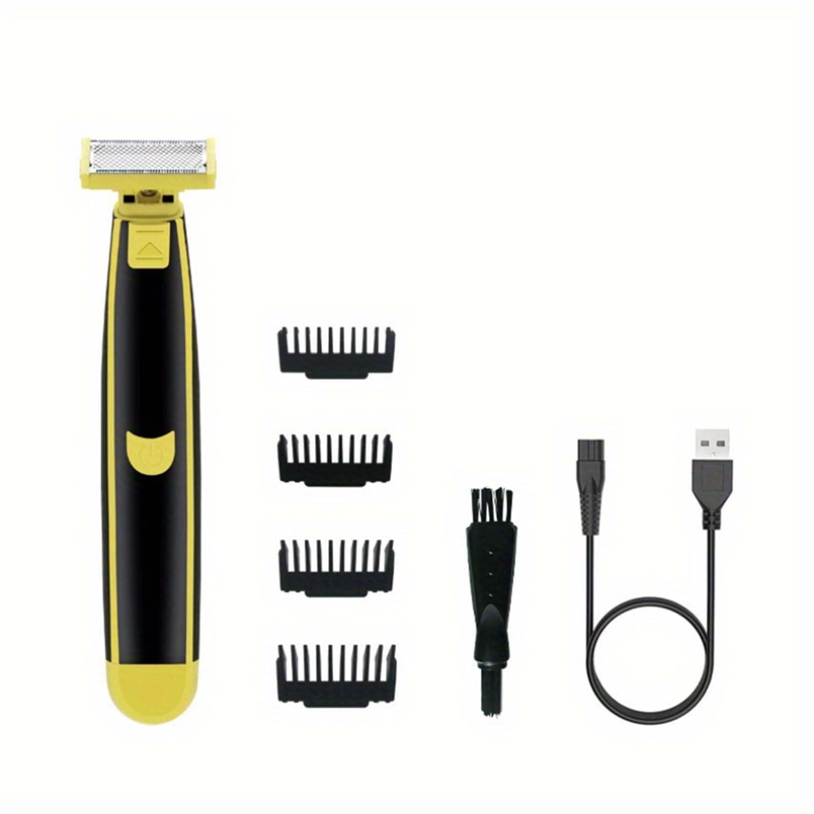 **Rechargeable Wet & Dry Electric Shaver for Men - Fast Shaving, Non-Slip & Durable - Includes Electric Shaver Cleaner (Model #8) - Perfect for Travel, Gym & Daily Grooming**