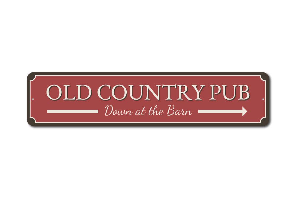 Rustic Country Pub Sign - 4