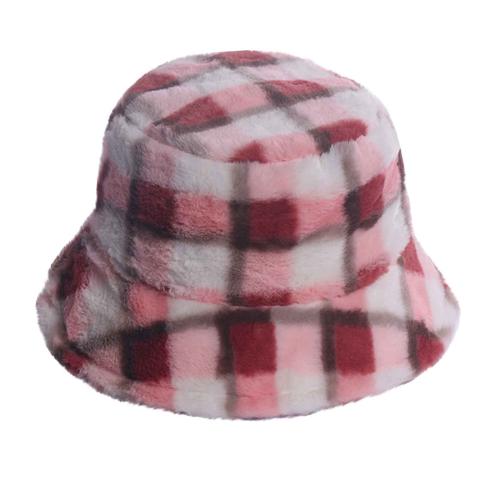 DAMIN Winter Bucket Hat for Men & Teens - Thick Warm Leopard Print Beanie Cap for Cold Weather - Unisex Fashion Hat for Outdoor Activities, Beach, Hiking, and Travel