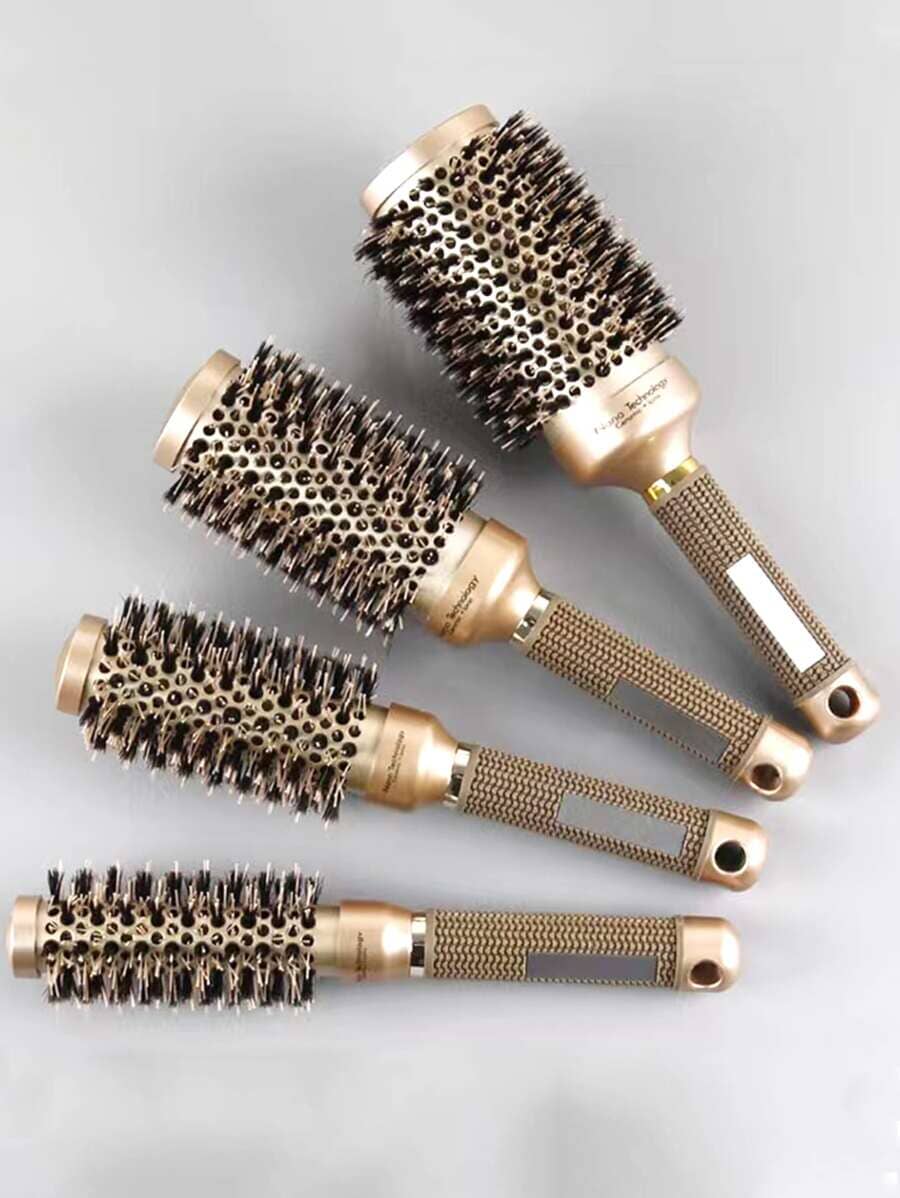4-Piece Hair Brush Set for Detangling, Styling & Smoothing – Perfect for Home, Salon & Travel Use