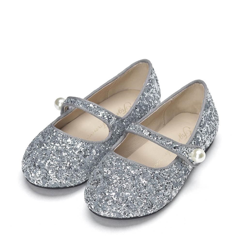 Elin Glitter Silver Shoes for Women - Sparkly Party Heels for Prom, Wedding & Evening Events | Comfortable & Stylish Dress Pumps for Dancing & Special Occasions