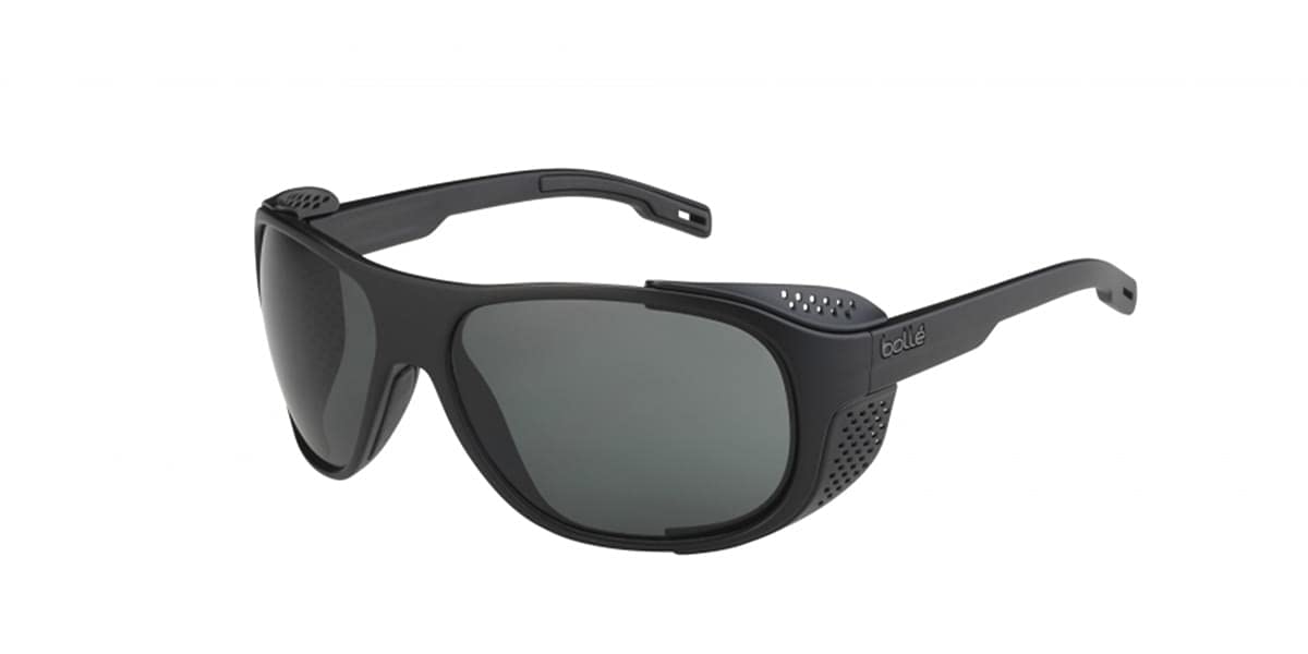 Bollé Cat Eye Oval Sunglasses for Women - Matte Black Frame, 63mm UV Protection Lenses - Retro Fashion Shades for Beach, Driving & Outdoor Activities