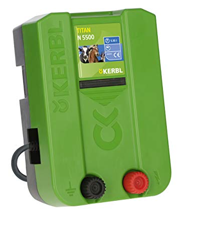 Starkline Titan N5500 3.5 Joule Electric Fence Charger - High Power Security for Farms, Ranches & Livestock Protection | Weatherproof & Durable Design