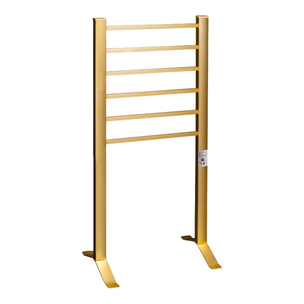 Electric Heated Towel Rack - Aluminum Bathroom Towel Warmer & Drying Rack with Floor-Standing Design - Fast Heating for Cozy Towels - Perfect for Bathroom, Spa, and Home Use