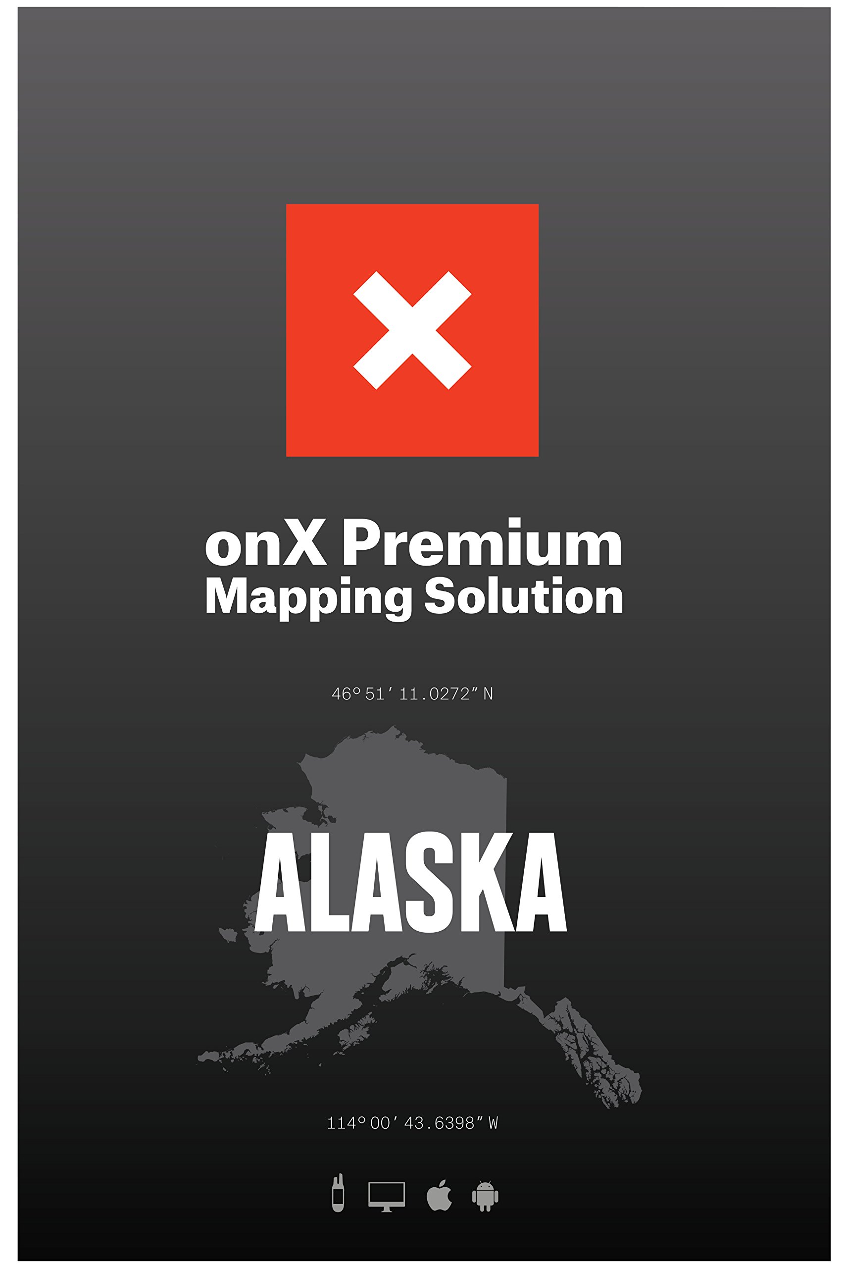 onX: Alaska Hunting GPS Map for Garmin - Public & Private Land Ownership Chip with Hunting Units - Includes Premium Membership for onX Hunting App (iPhone, Android, Web) - Perfect for Big Game Hunting, Backcountry Navigation & Land Access Planning