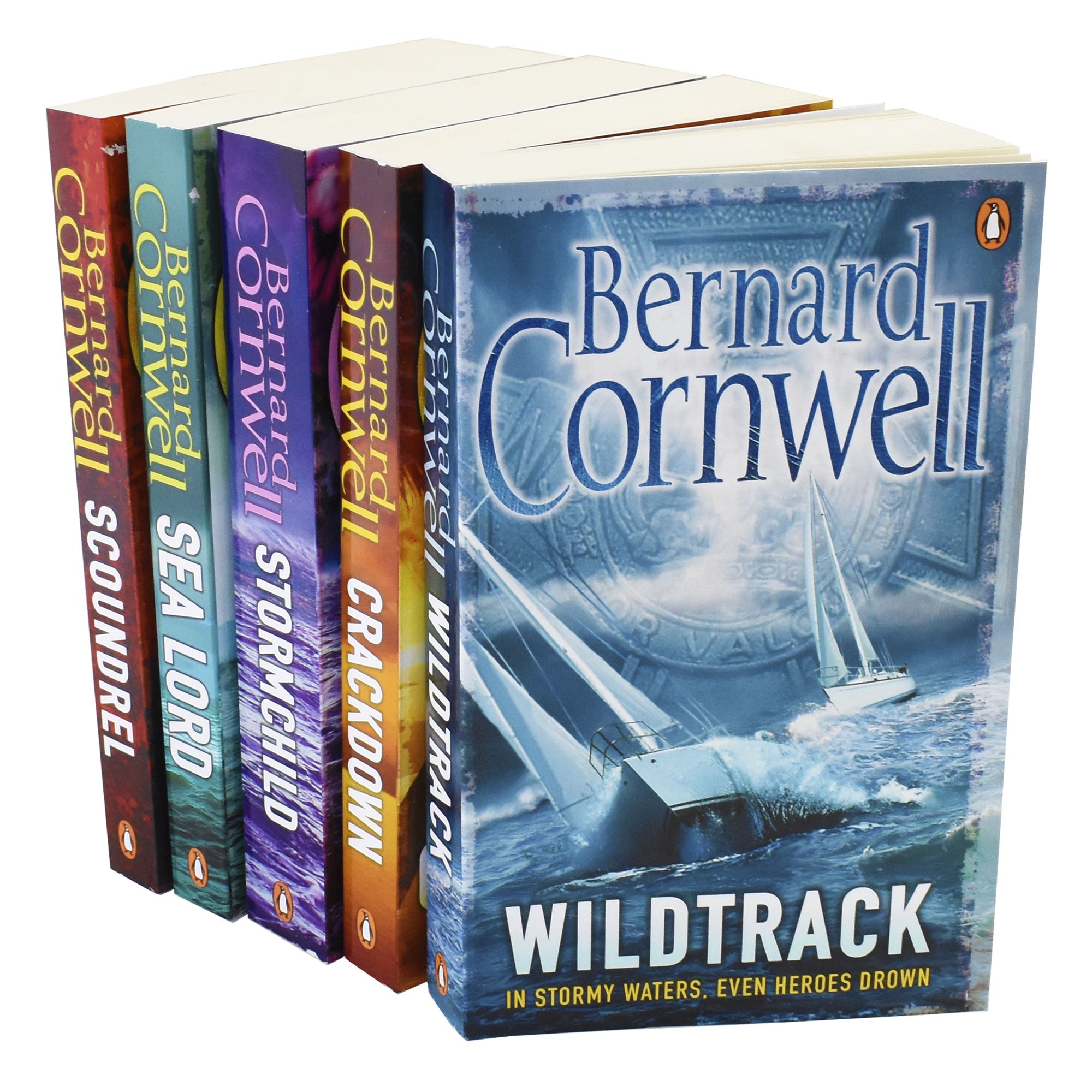 Bernard Cornwell Sailing Thrillers 5-Book Collection Set - Historical Fiction Paperback Novels - Perfect for Book Clubs & Nautical Adventure Lovers