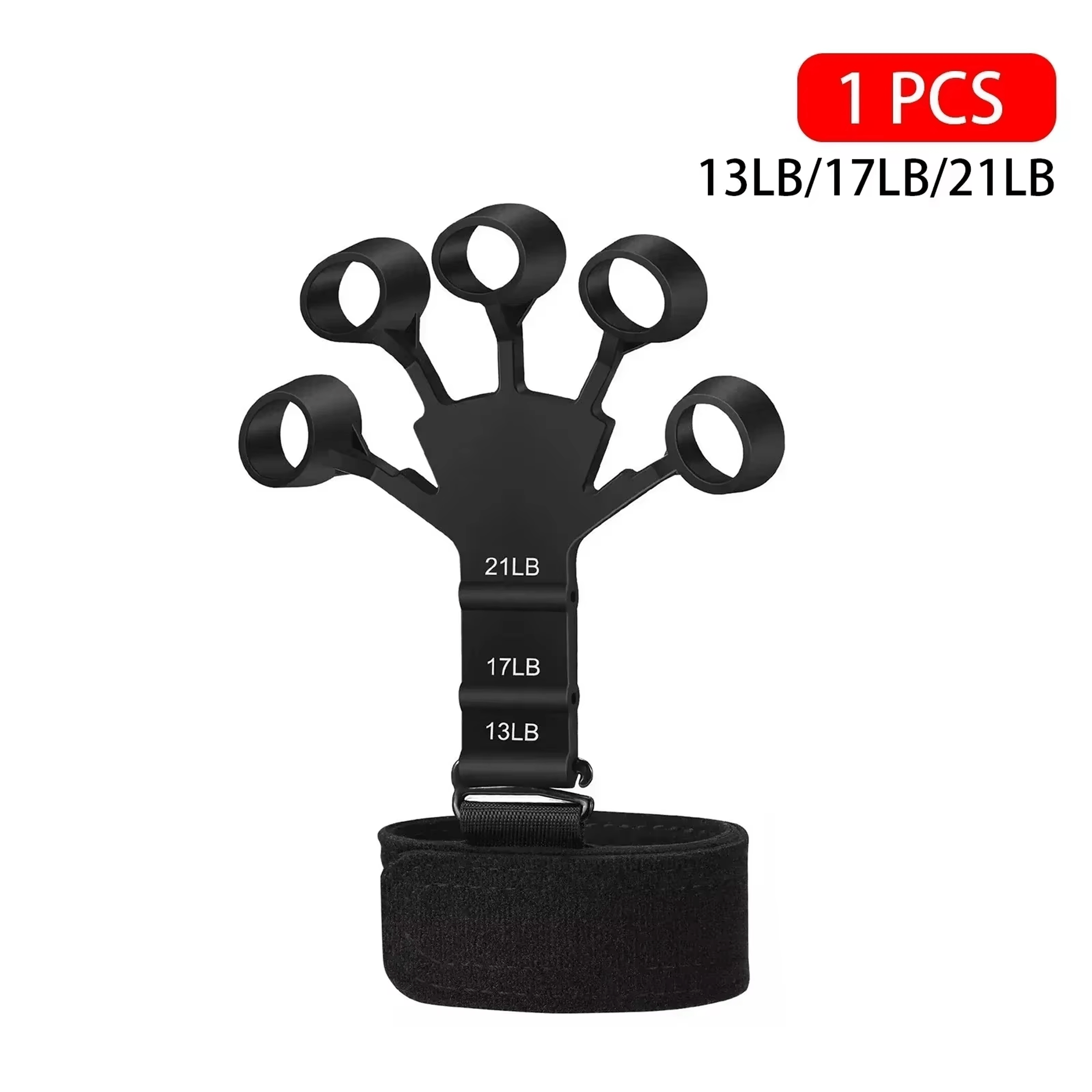 Premium Silicone Grip Strengthener for Hand Therapy & Rehabilitation - Improve Grip Strength for Rock Climbing, Weightlifting & Arthritis Relief