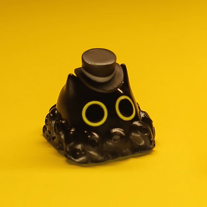 Lord of Mysteries Cute Octopus Resin Keycaps - Custom Mechanical Keyboard Artisan Keycaps for Gaming & Typing Enthusiasts | Perfect for Anime Fans & Keyboard Customization