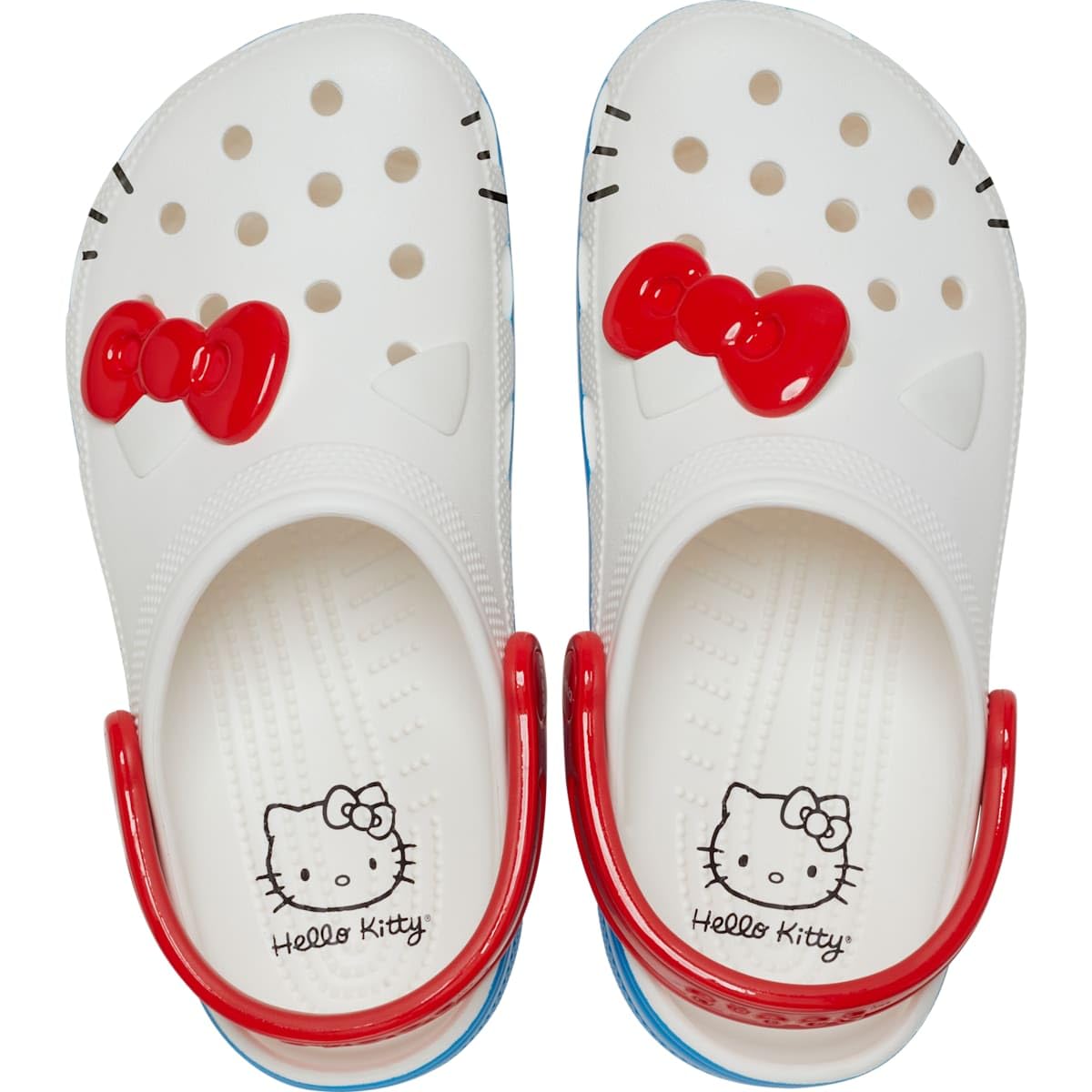 Crocs Unisex-Adult Classic Hello Kitty Clogs | Comfortable Slip-On Shoes for Women & Men | Perfect for Casual Wear, Beach, Pool & Indoor Use