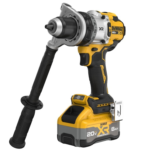 DEWALT DCD1007WW1 20V MAX XR 1/2 Inch 3-Speed Hammer Drill Kit with XR POWERPACK Battery - Perfect for Construction, Woodworking, and DIY Home Projects