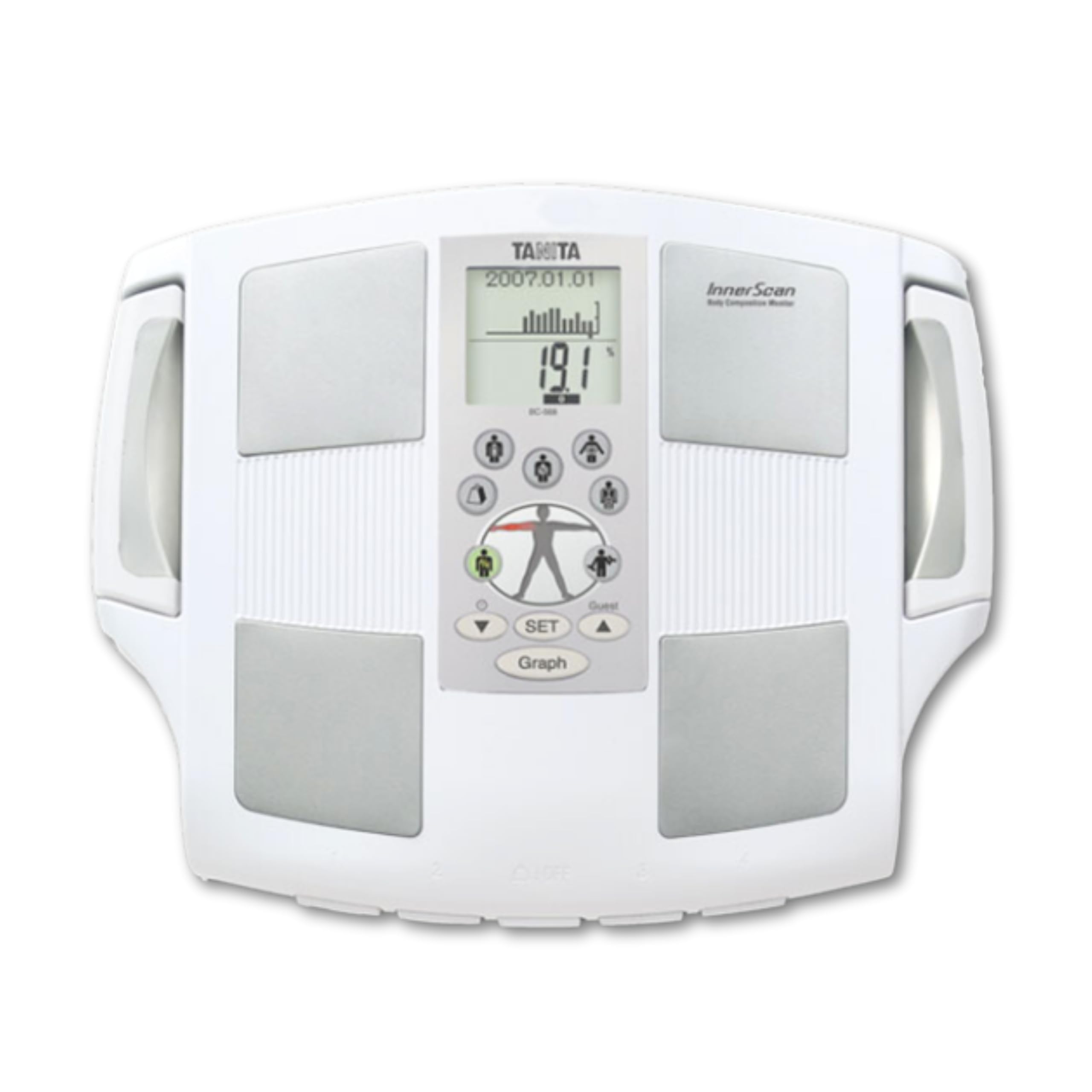 Tanita BC-568 Digital Body Composition Scale - Smart BMI, Fat & Muscle Analyzer with Nutrition Tracking | FDA Cleared, HSA/FSA Eligible | Home Gym & Health Monitoring