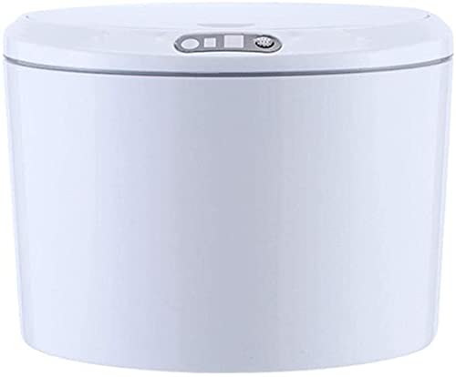 AALINAA Automatic Touchless Sensor Trash Can with Odor Protection - White (USB Charging Version) for Kitchen, Office & Home - Hands-Free Waste Bin for Hygienic Disposal & Modern Spaces