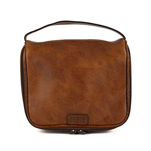 Moore & Giles Donald Wash Kit (Titan Milled Honey) - Premium Leather Care Set for Men's Accessories | Perfect for Travel, Grooming & Luxury Gift Giving