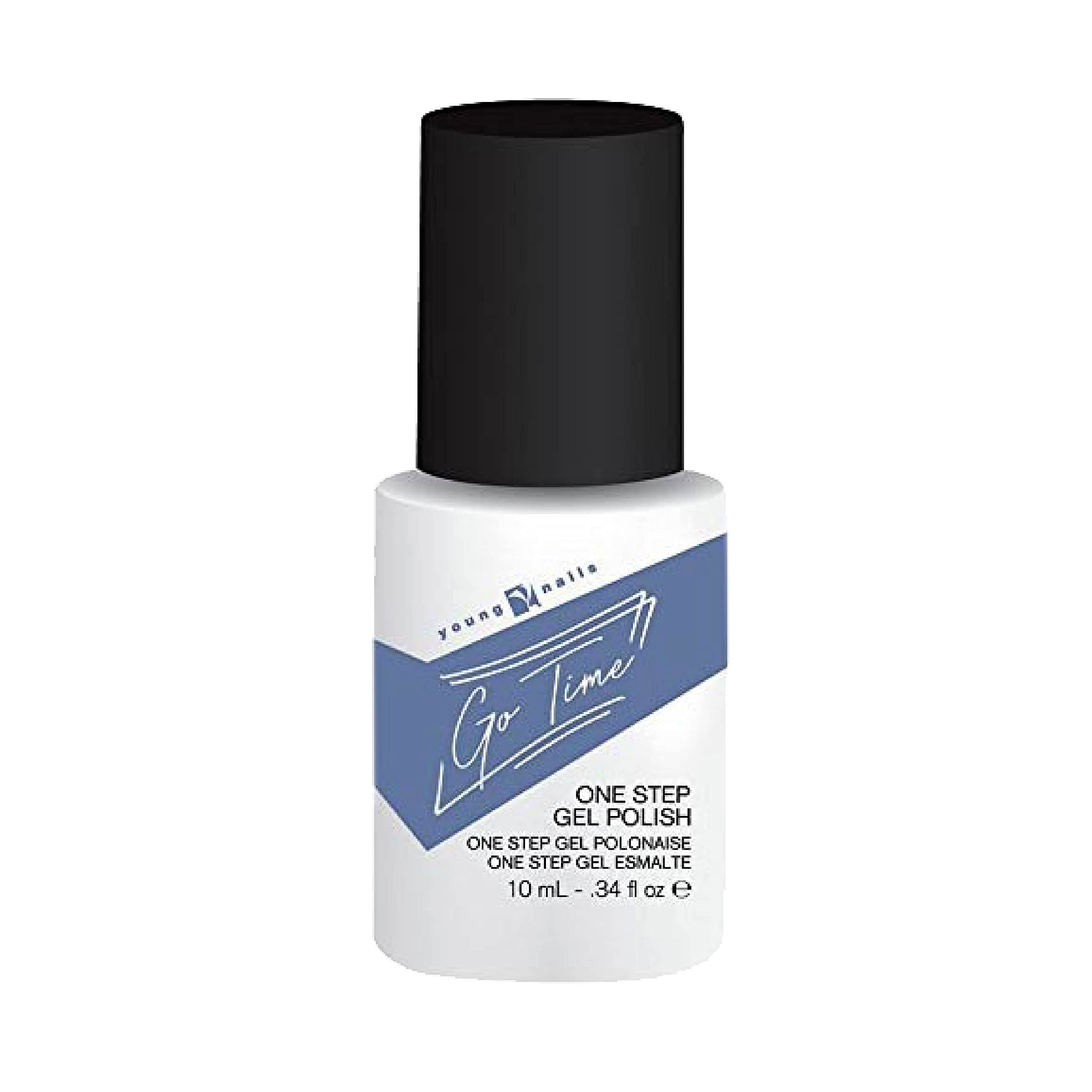 Young Nails Go Time Gel Polish - One Step Gel Nail Polish for Natural & Artificial Nails | LED/UV Light Cured | Soak Off Formula 0.34 fl oz | Perfect for Salon & Home Manicures, Nail Art & DIY Nail Care