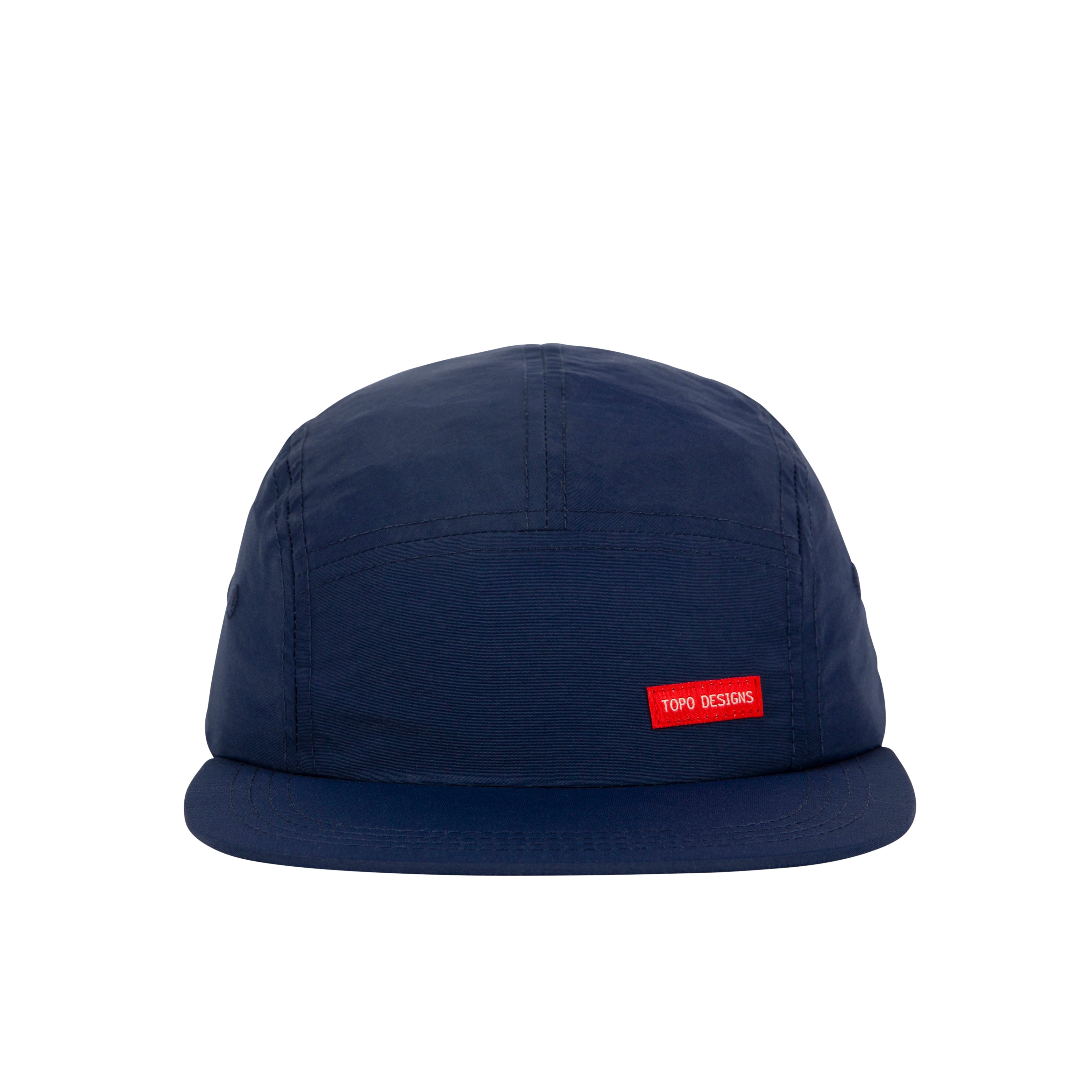 Topo Designs Nylon Camp Hat for Men & Women - Lightweight Outdoor Sun Hat for Hiking, Fishing, and Travel - Navy Blue Adjustable Baseball Cap