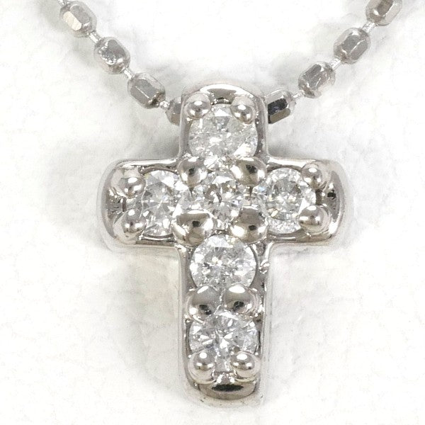 18K White Gold K14WG Diamond Necklace for Women - Elegant 0.5ct Diamond Pendant Necklace Jewelry Gift for Anniversary, Valentine's Day & Special Occasions | Perfect for Weddings, Parties & Date Nights