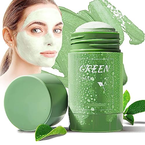 Jippco Green Tea Cleansing Mask Stick - Blackhead & Whitehead Remover, Oil Control & Anti-Acne Treatment for Men & Women | Deep Pore Cleansing for Clear Skin | Perfect for Daily Skincare Routine & Travel [1 Pack]