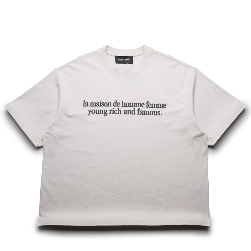 Men's & Women's Distressed Maison T-Shirt in White - Perfect for Casual Wear and Street Style Outfits