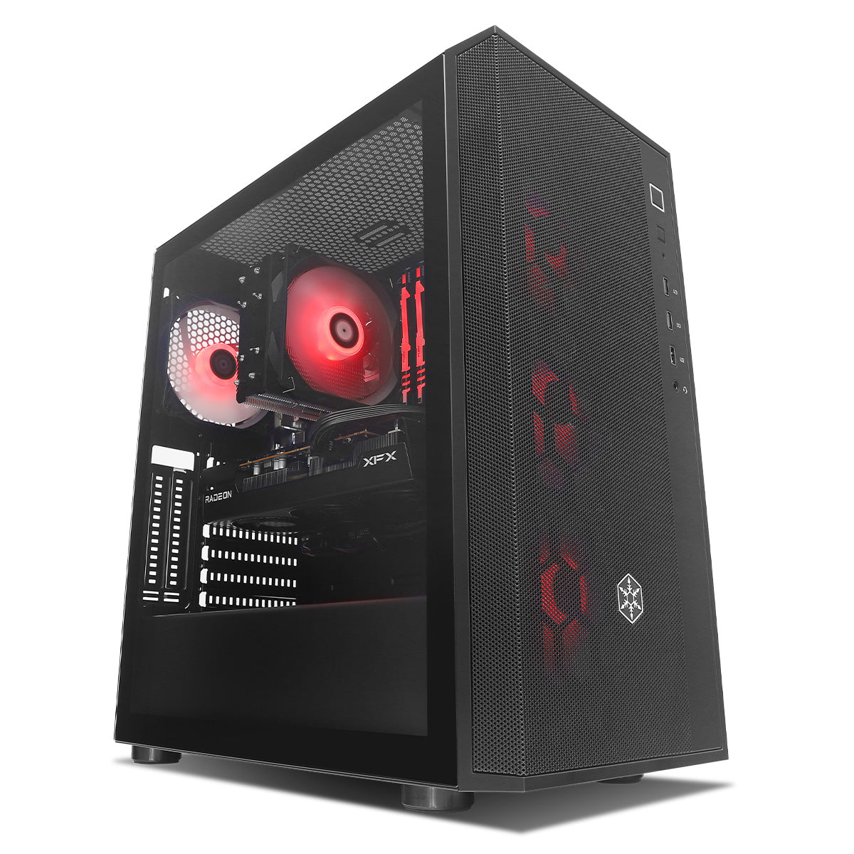 Carnage RX 7600 Ryzen 5 5600 Gaming Desktop Computer - High Performance PC for 1080p & 1440p Gaming, Streaming & Content Creation