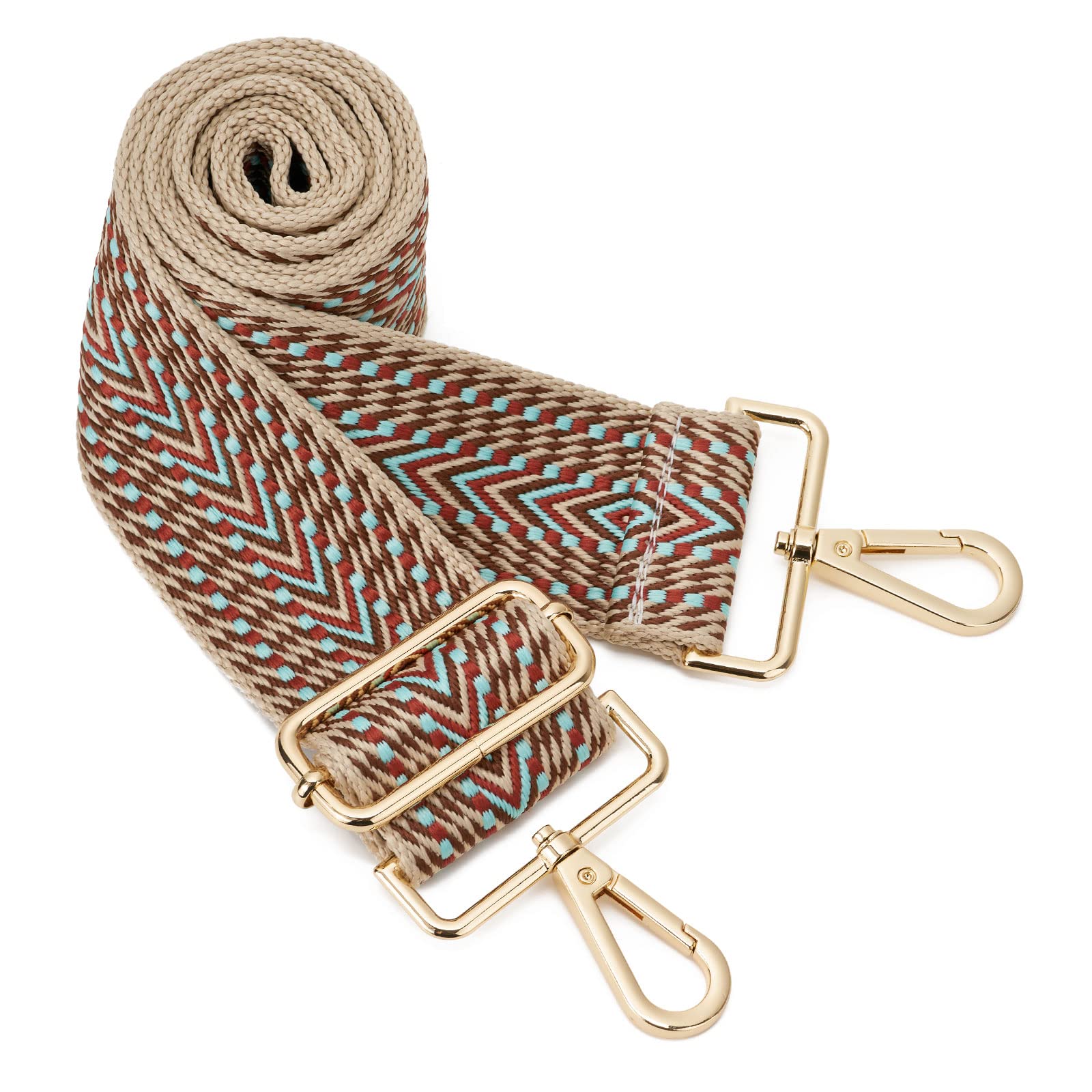 Adjustable Wide Shoulder Strap Replacement Belt for Crossbody Canvas Bags & Handbags - Perfect for Travel, Shopping, and Everyday Use