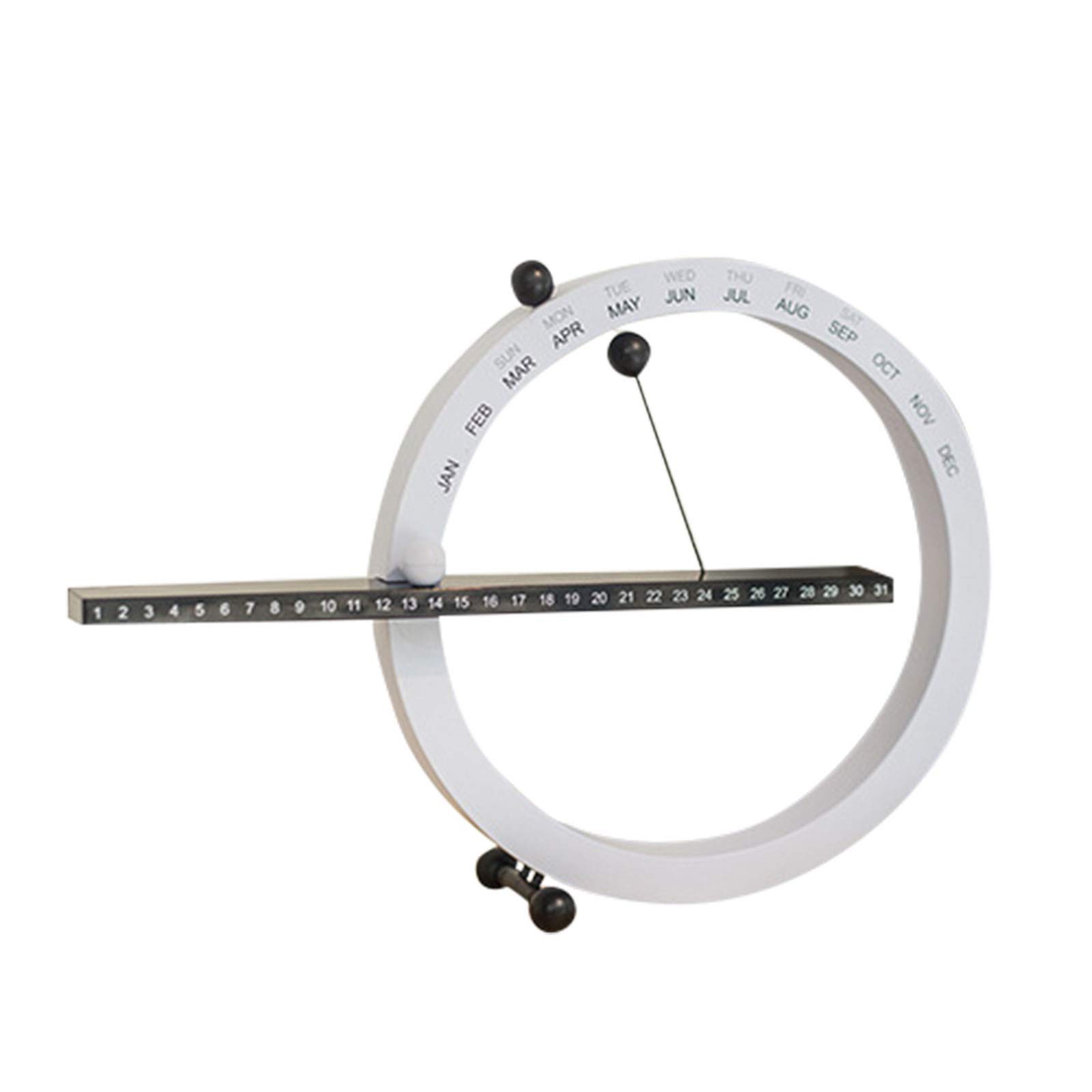 Creative Magnetic Perpetual Calendar - White One Size for Home & Office Organization - Perfect for Planning, Scheduling, and Wall Decor