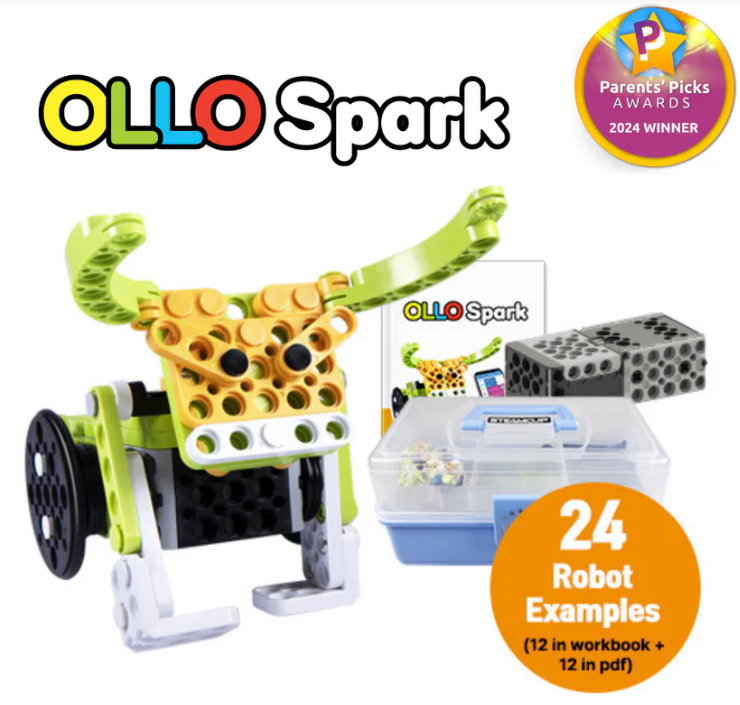 ROBOTIS OLLO Spark STEM Robotics Kit for Kids - Educational Building Toy for Learning Coding & Engineering - Perfect for School Projects, Home Learning & STEM Activities