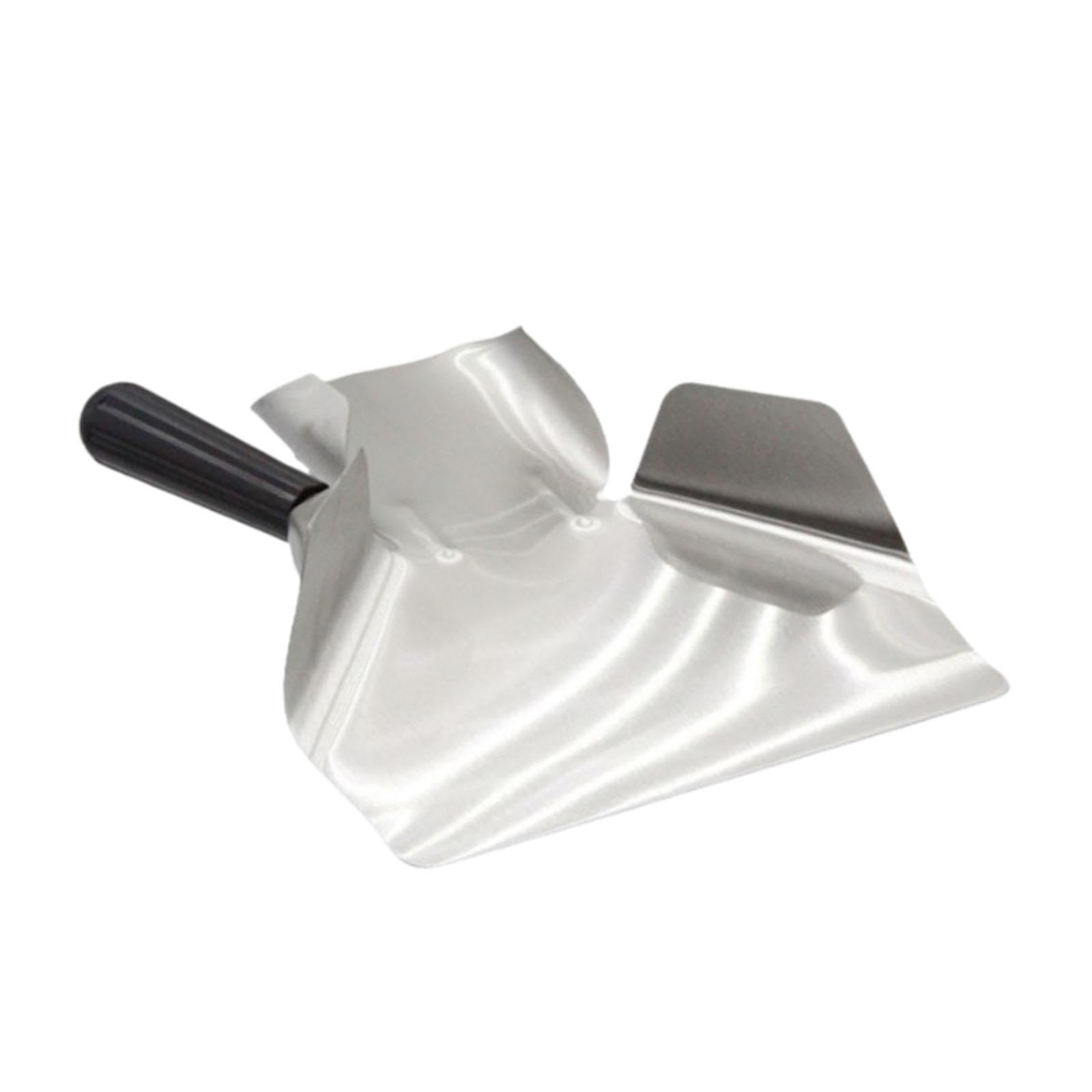 Stainless Steel French Fry Scoop & Popcorn Scooper - Right-Handed Quick Filling Tool for Snacks, Chips, and Fries | Perfect for Movie Nights, Fast Food Restaurants, and Home Kitchen Use