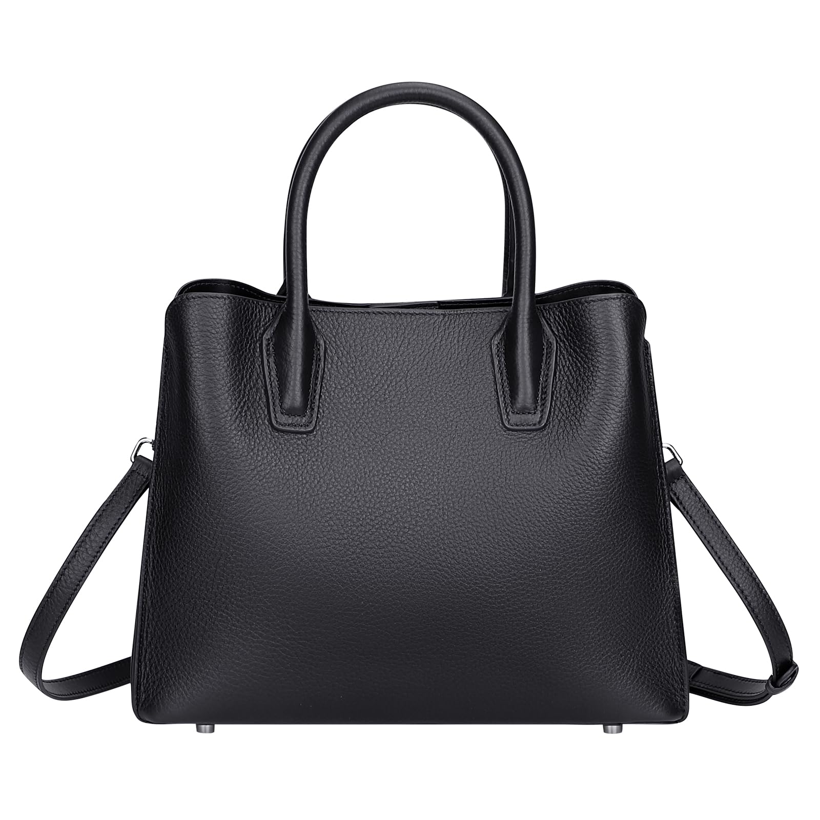 Genuine Leather Satchel Bags for Women - Medium Top Handle Handbag, Classic Crossbody Purse | Perfect for Work, Travel & Everyday Use