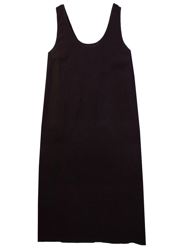 L.F. Markey Women's Black Linen Shift Dress - Breathable Summer Casual Dress for Beach, Office & Everyday Wear