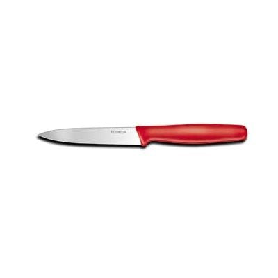 Victorinox 4-Inch Paring Knife with Large Red Handle - Premium Kitchen Knife for Peeling, Slicing and Fruit Cutting - Perfect for Home Chefs and Professional Cooking