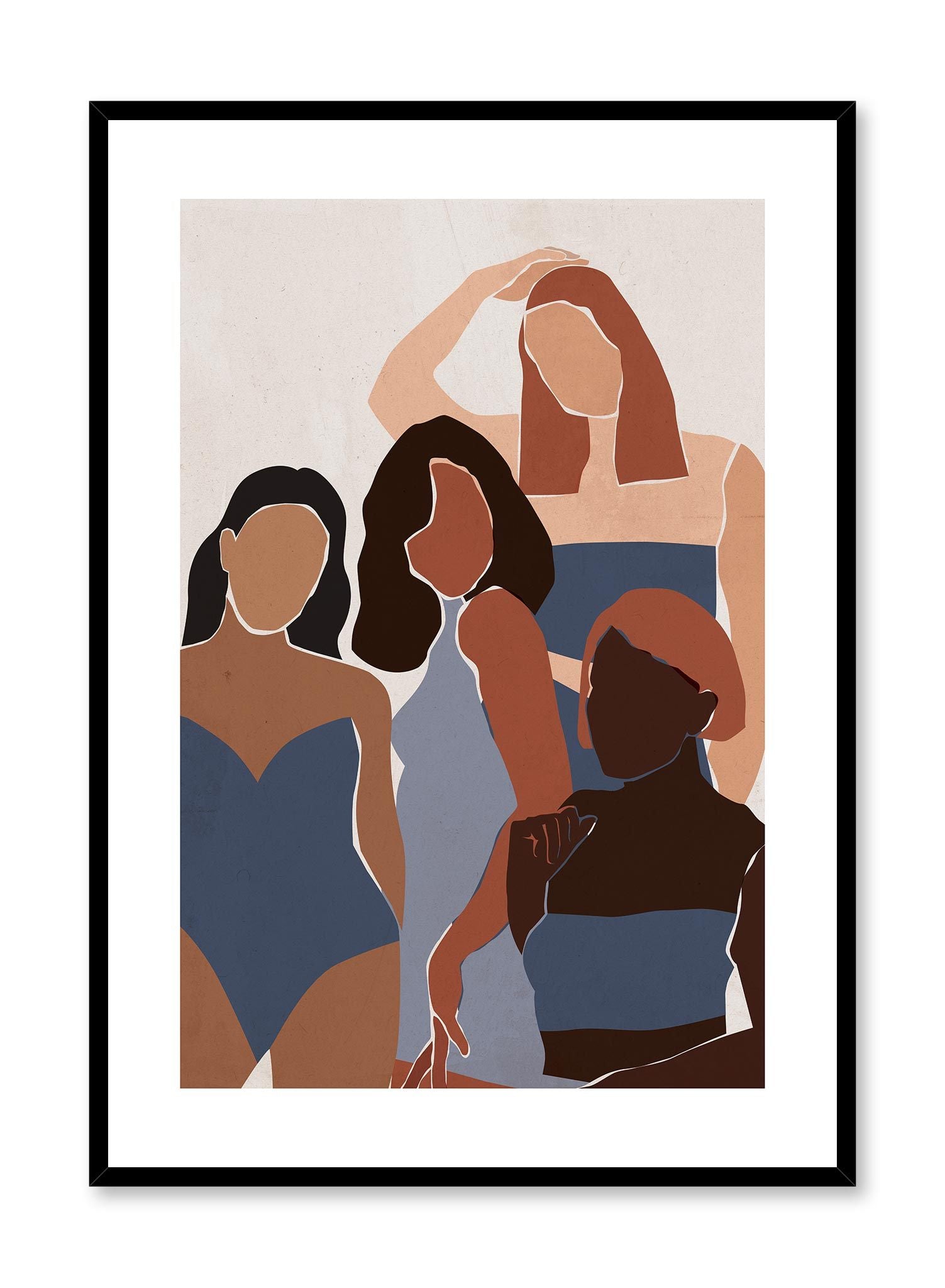 Women's Swimming Motivational Poster - Inspirational Wall Art for Female Swimmers, Athletes & Pool Enthusiasts | Perfect for Home, Gym & Swim Team Decor