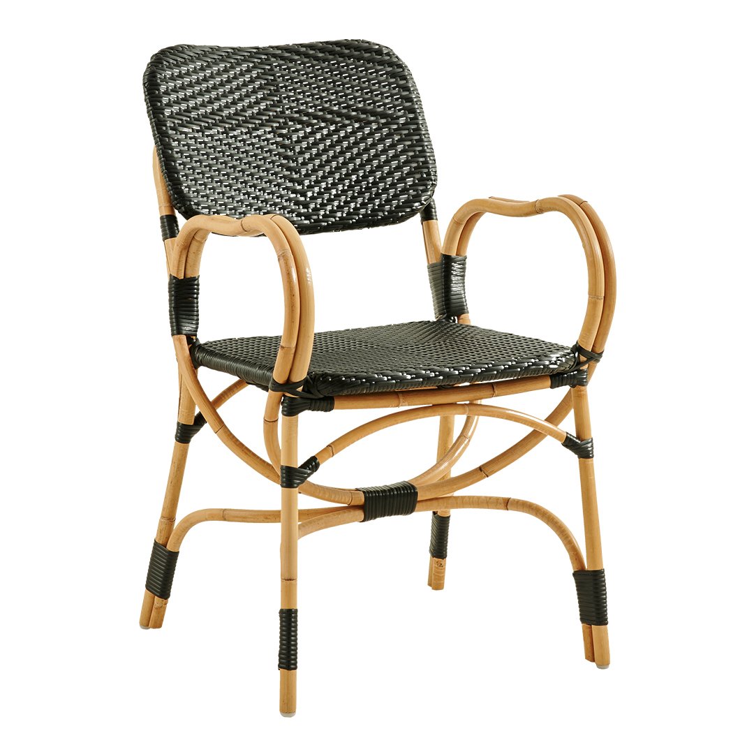 Albini Helg Bistro Chair by Sika Design - Modern Indoor/Outdoor Dining Chair for Restaurants, Cafes & Home Decor