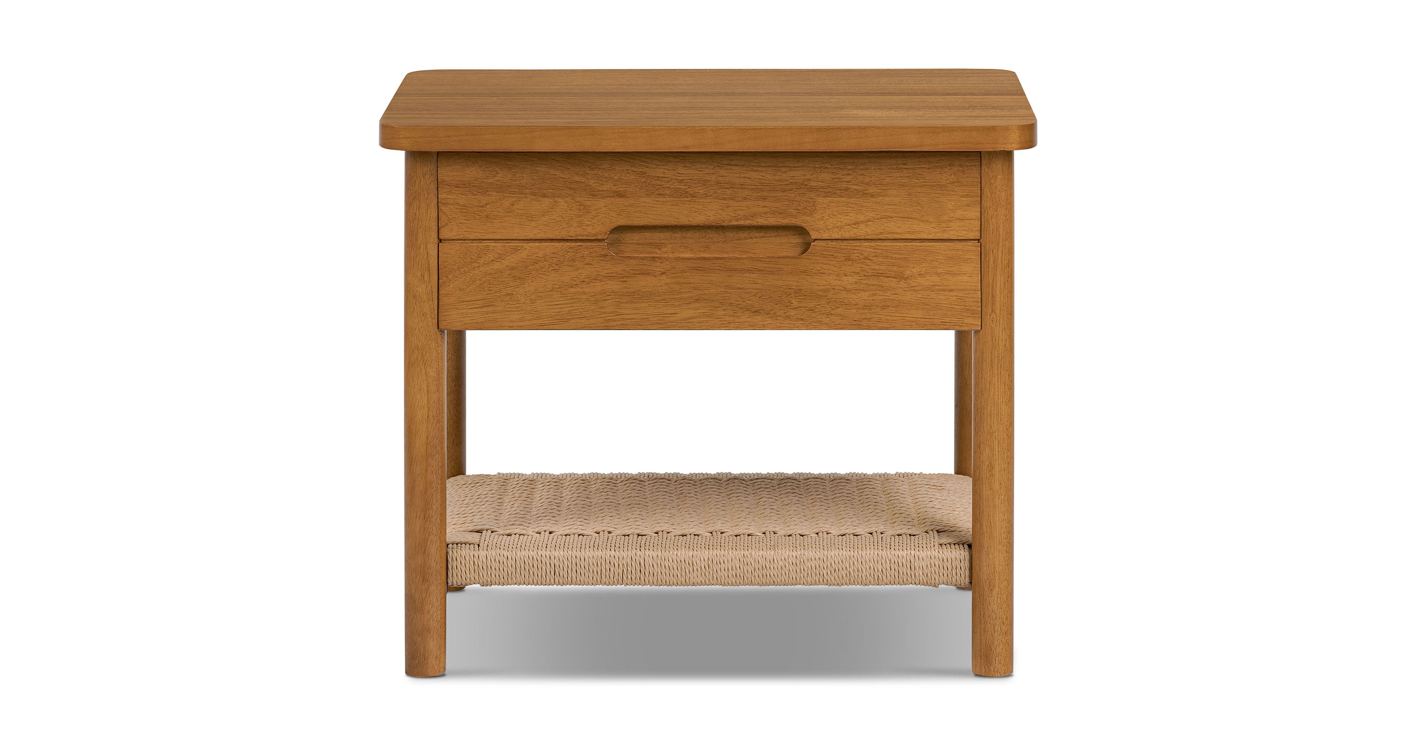 Modern Wooden Nightstand with Drawer - Stylish Bedside Table for Bedroom, Living Room, or Guest Room - Perfect for Storing Books, Lamps, and Bedroom Essentials