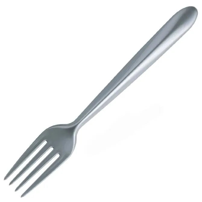 Comatec Silver Philippe Starck Dessert Fork - Elegant Stainless Steel Cake Pastry Fork for Fine Dining, Wedding, and Dessert Parties