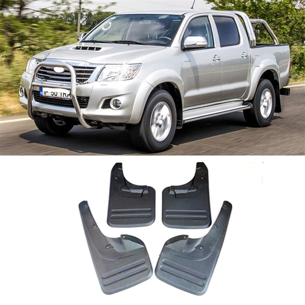 MOUNTAIN MEN 4Pcs Mud Flaps Splash Guards for Toyota Hilux Vigo 2006-2014 - Front & Rear Mudguards Fender Protection Accessories - Perfect for Off-Roading, Truck Protection & All-Weather Driving