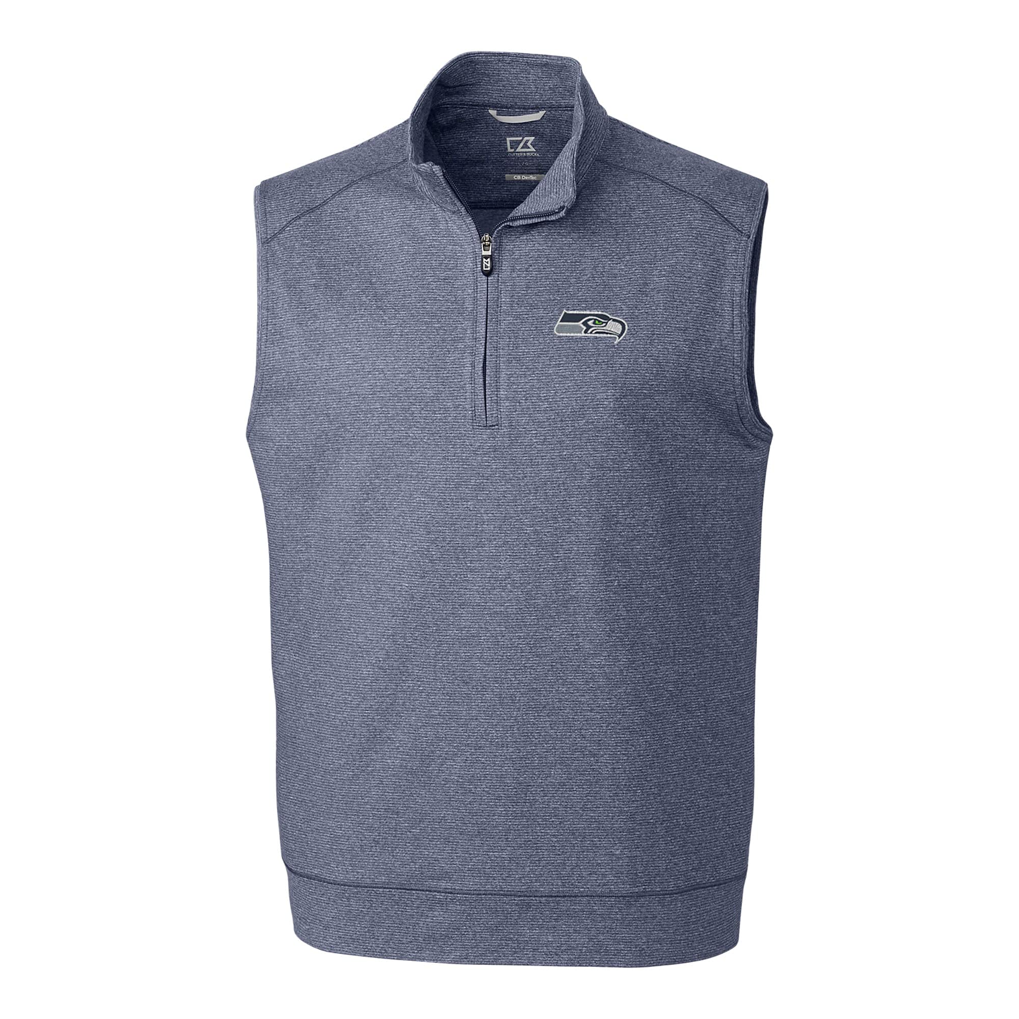 Cutter & Buck Men's NFL Big & Tall Shoreline Vest - Water-Resistant Lightweight Fishing Vest for Outdoor Sports & Casual Wear