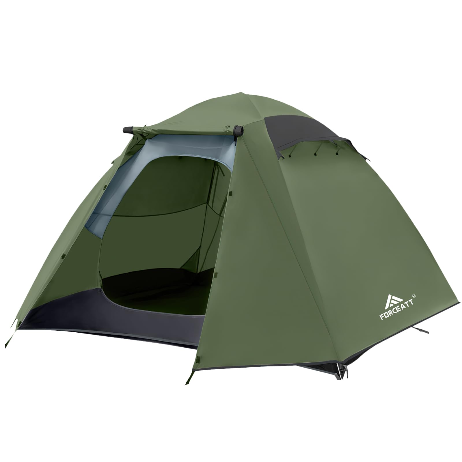 Forceatt 2/3/4 Person Lightweight Backpacking Tent - Waterproof & Windproof Camping Tent for Outdoor Adventures, Hiking, Mountaineering - Perfect for Family Camping Trips and Backcountry Exploration
